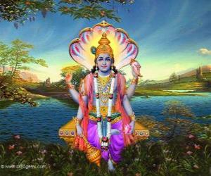 Puzzle Vishnu, το συντηρητικό θεός στο Trimurti
